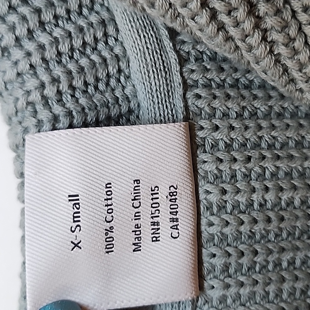 VARLY Ada Full Zip Through Knit Sweater oversize SZ XS - Picture 13 of 16